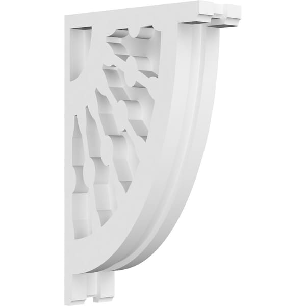 Ekena Millwork Classic Wagon Wheel Architectural Grade PVC Corbel, 1 7/8"W X 5 1/2"D X 9"H CORP01X05X09CW - main